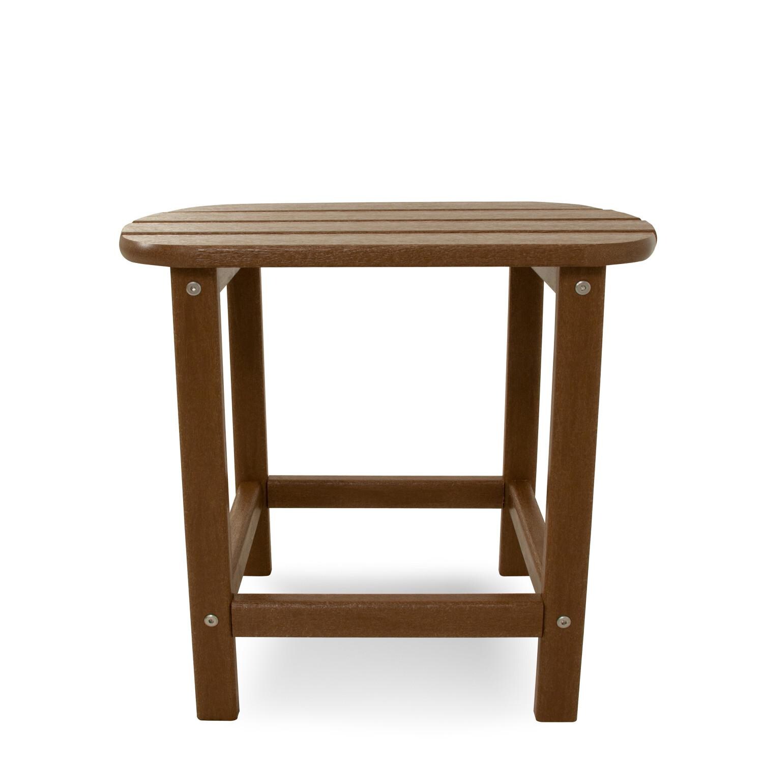 POLYWOOD SBT18TE South Beach 19 X 15-Inch Side Table - Front View thumbnail
