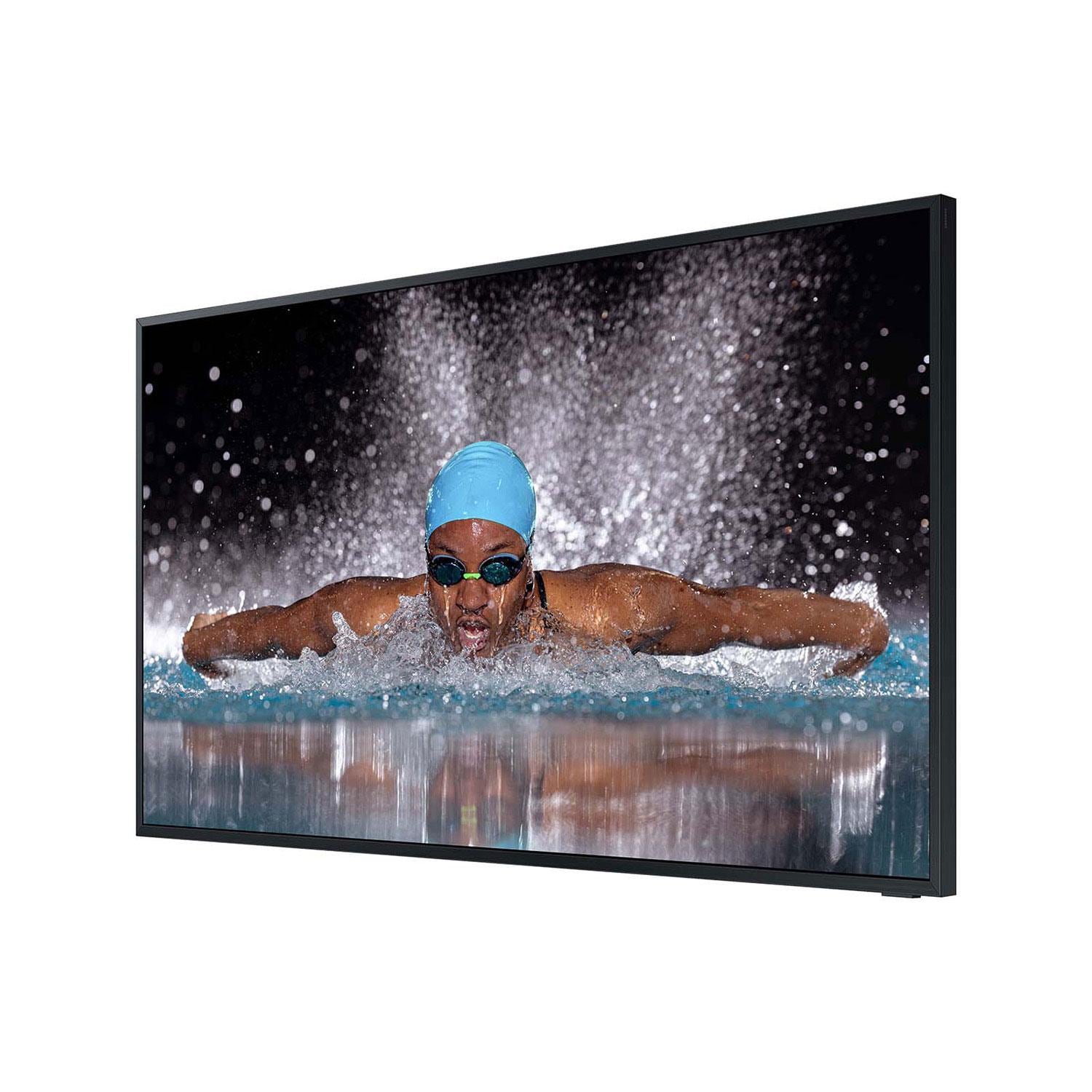 Samsung QN75LST7DAFXZA 75-in Class LST7D The Terrace Partial Sun Neo QLED 4K Smart Tizen TV - Angled Left - White Background thumbnail