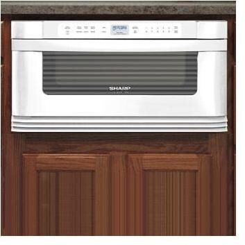 Sharp Microwave Drawer, Auto, 30 Inches White BBQGuys