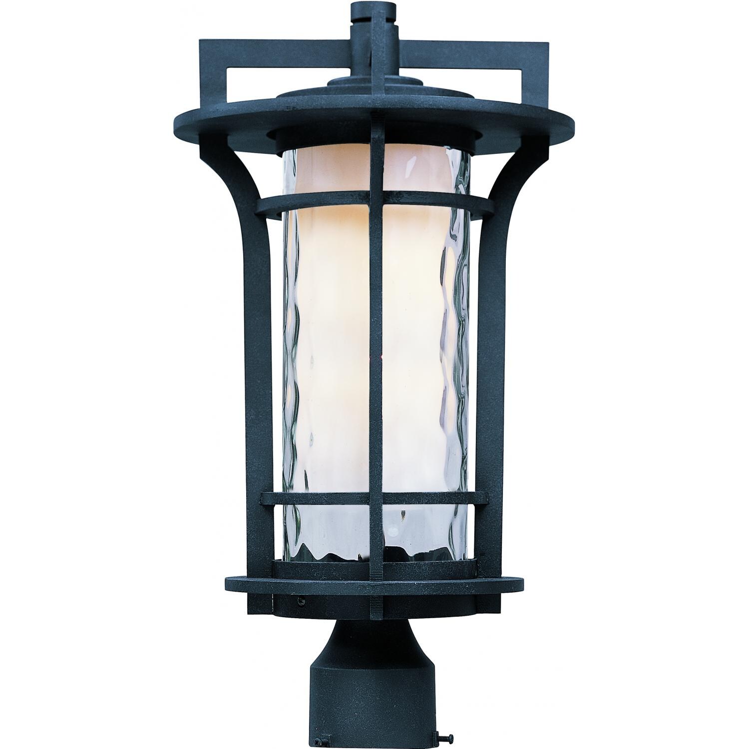 Maxim Oakville 30480WGBO 100W 17-Inch One Light Outdoor Post Light - Black Oxide thumbnail