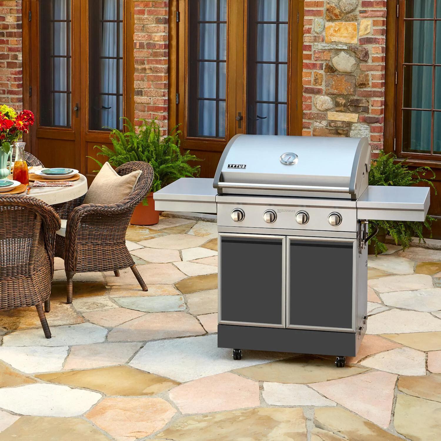 TYTUS Charcoal Grey 4-Burner Propane Gas Grill - T400PCCLP-0.0.0 - Charcoal Grey Grill - Lifestyle thumbnail