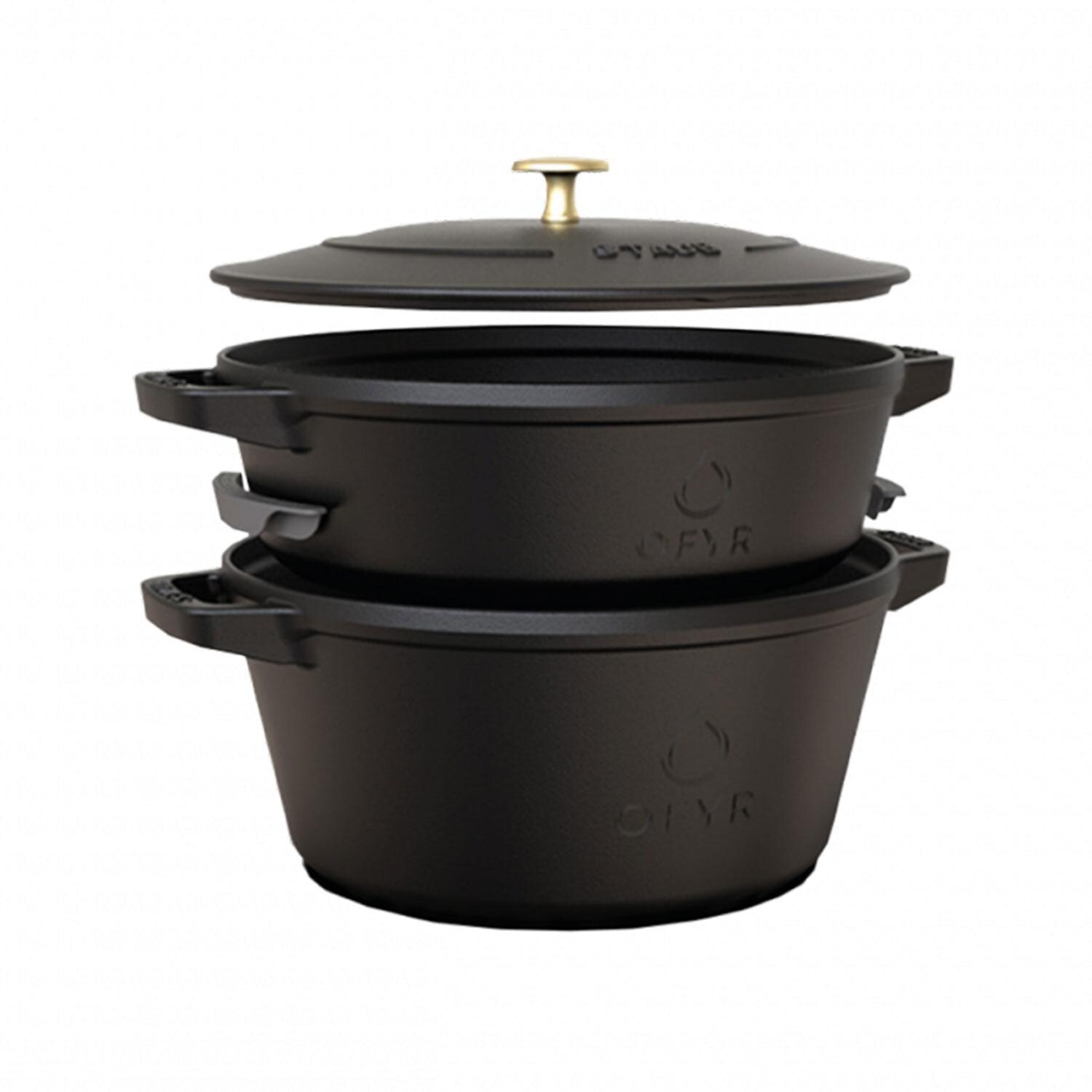 OFYR OA-S-P-SET Staub Pan Cookware Set - Display - White Background thumbnail