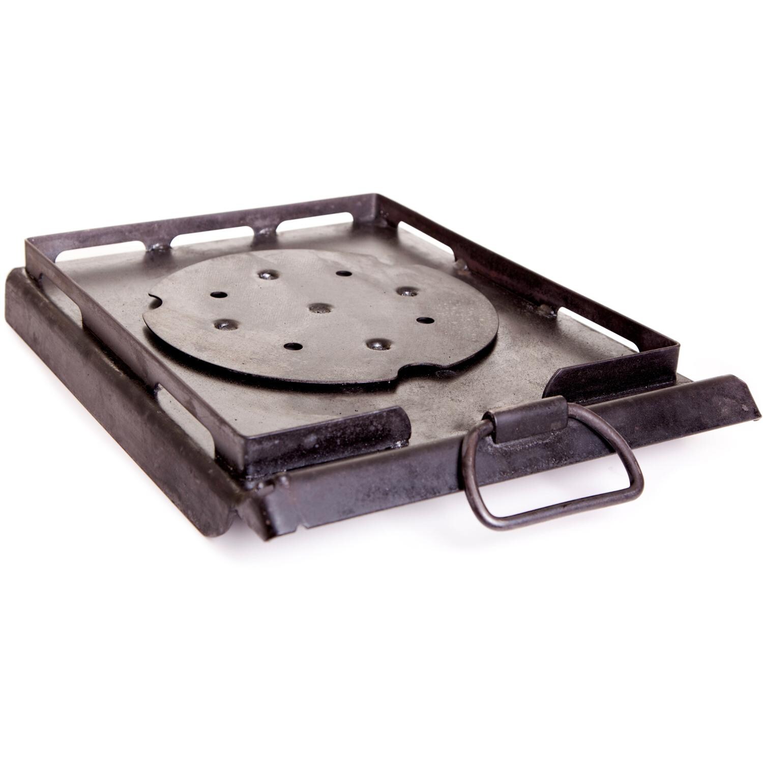 Camp Chef SG14 16-Inch Professional Flat Top Cast Iron Griddle For 16-Inch Stoves - Underside Detail thumbnail