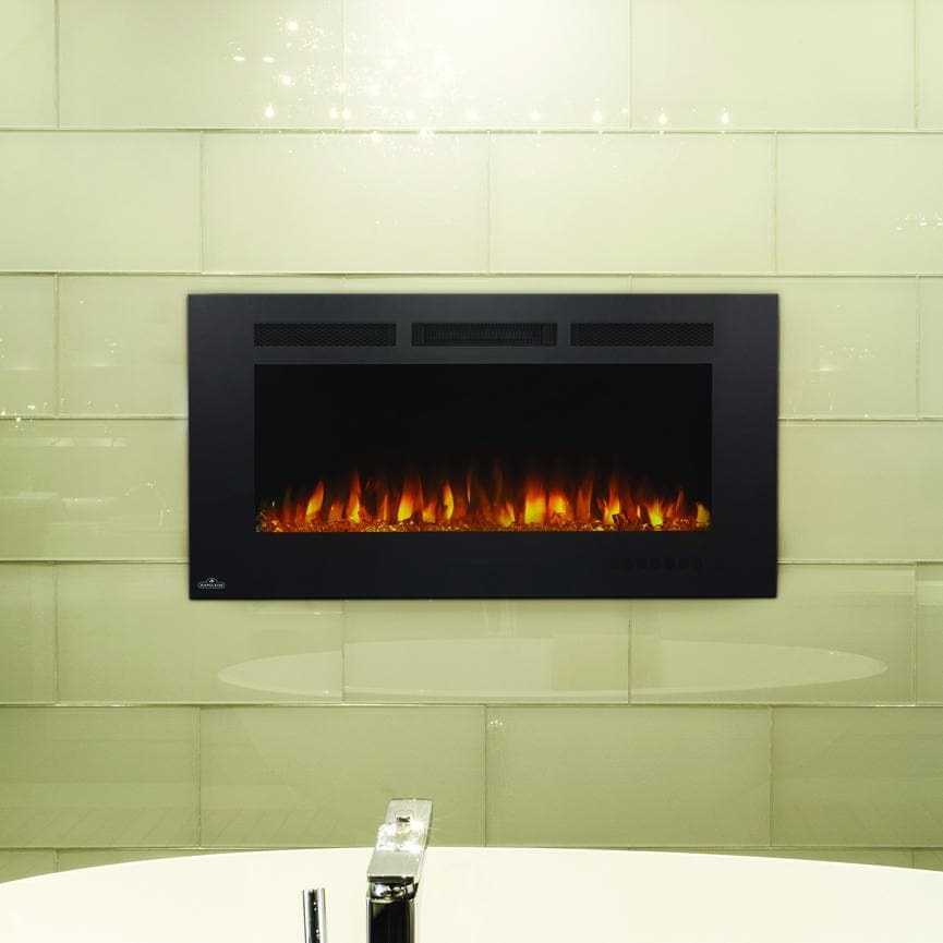 Napoleon Allure Phantom 42 Inch Linear Wall Mount Electric Fireplace Napoleon Allure Phantom 42 Inch Linear Wall Mount Electric Fireplace With Mesh Front Nefl42fh Mt Gas Log Guys