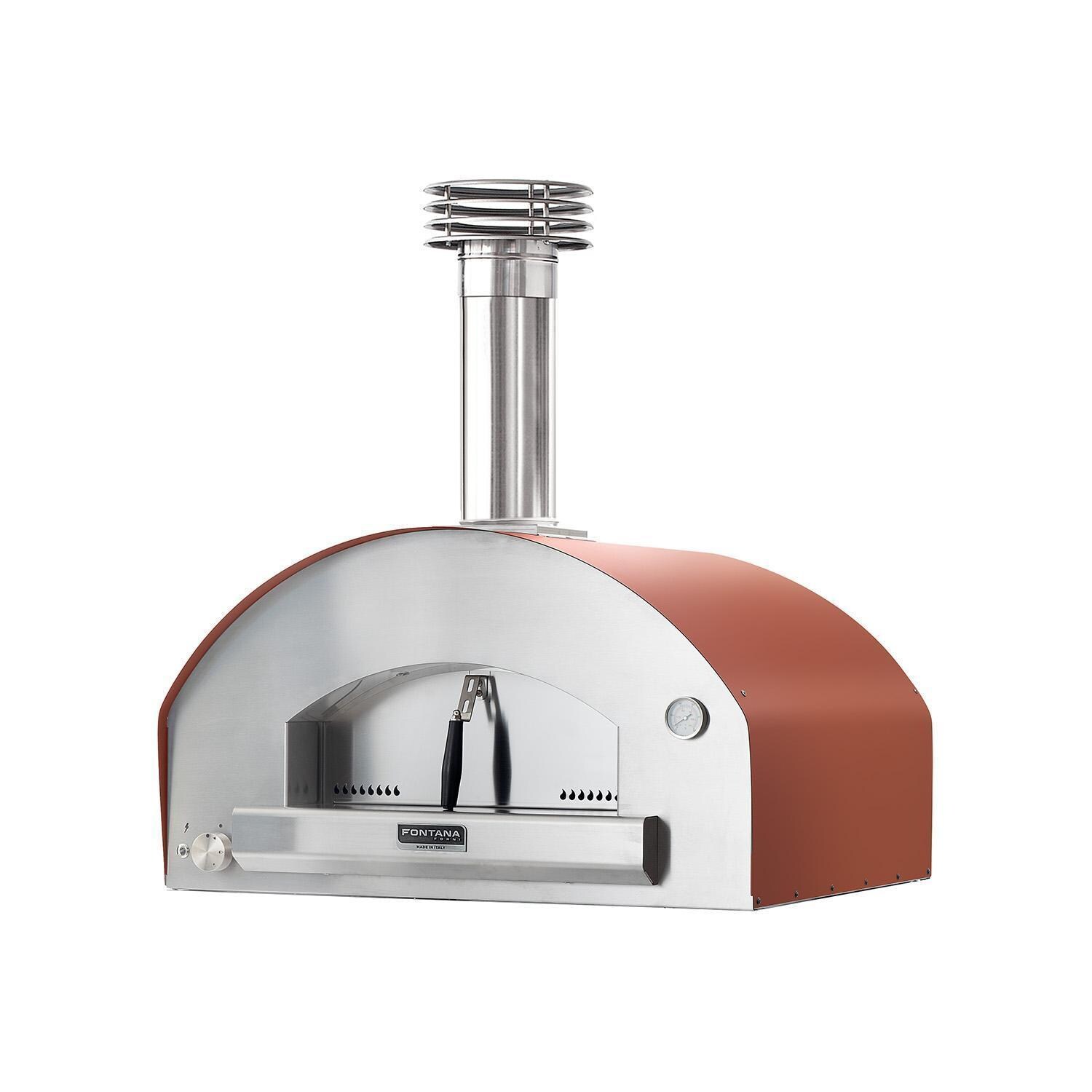 Fontana Forni Firenze Hybrid Pizza Oven  - Red - FTFIR-H-R
