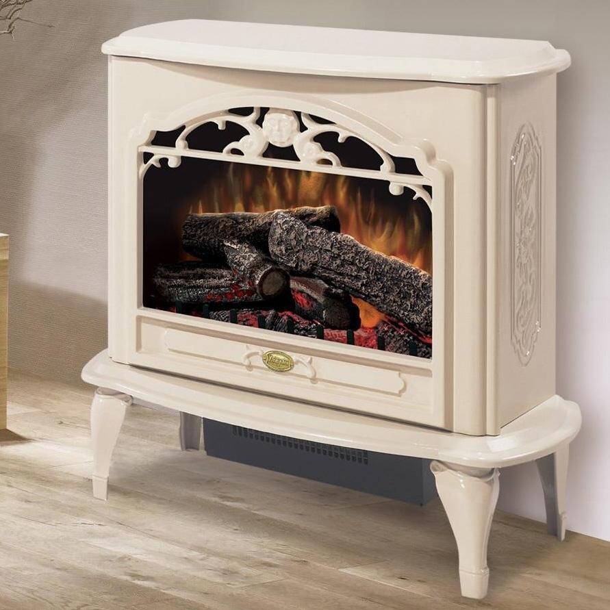 Dimplex - TDS8515TC - Celeste 29-Inch Electric Stove With Purifire Air Filter - Standard Logs - Cream thumbnail