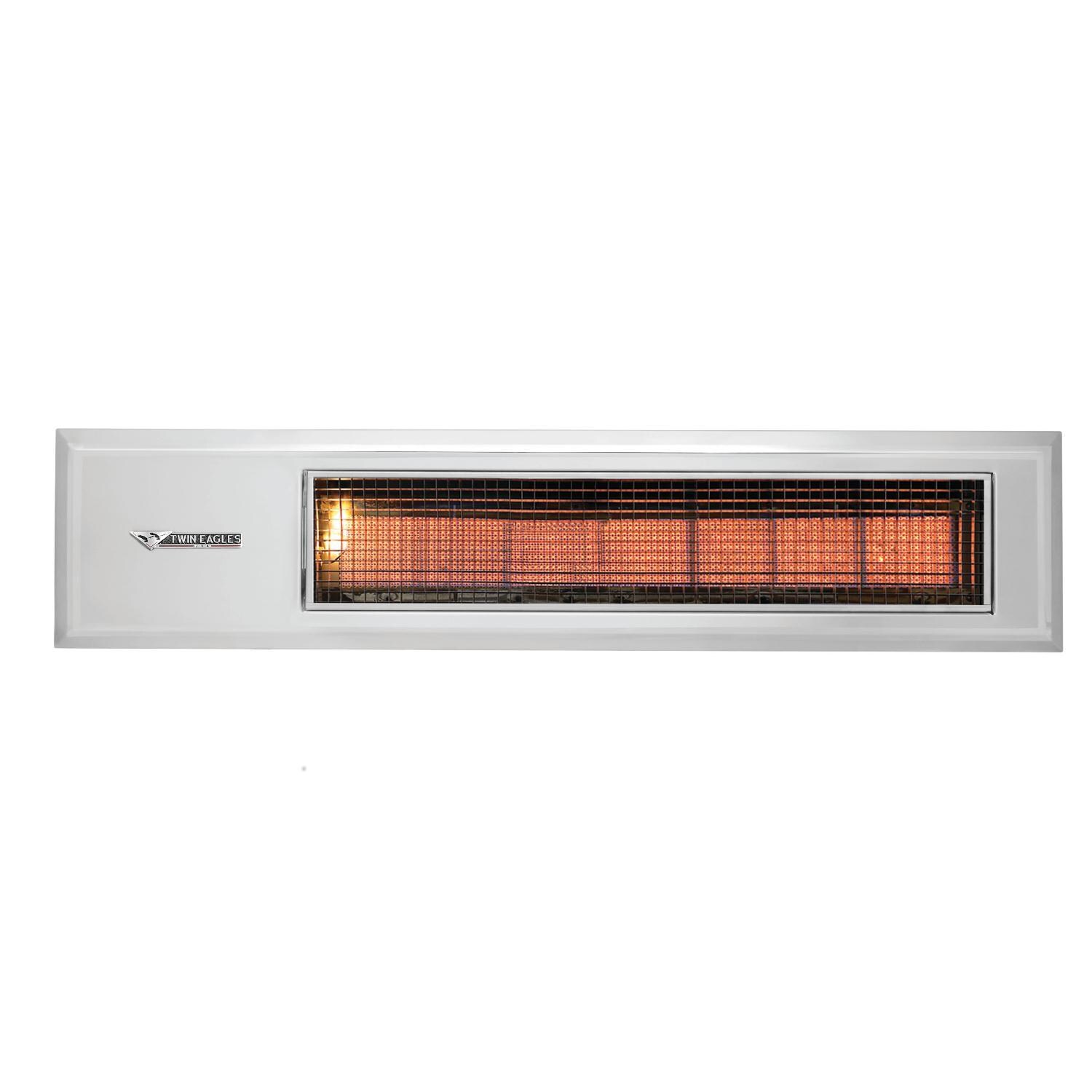 Twin Eagles TEGH48-BL 48-in Propane Infrared Patio Heater w/ Remote - White Background thumbnail