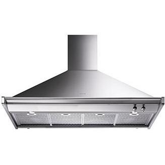 Smeg Classic 48-Inch Wall Mount Vent Hood - Stainless - KD120XU