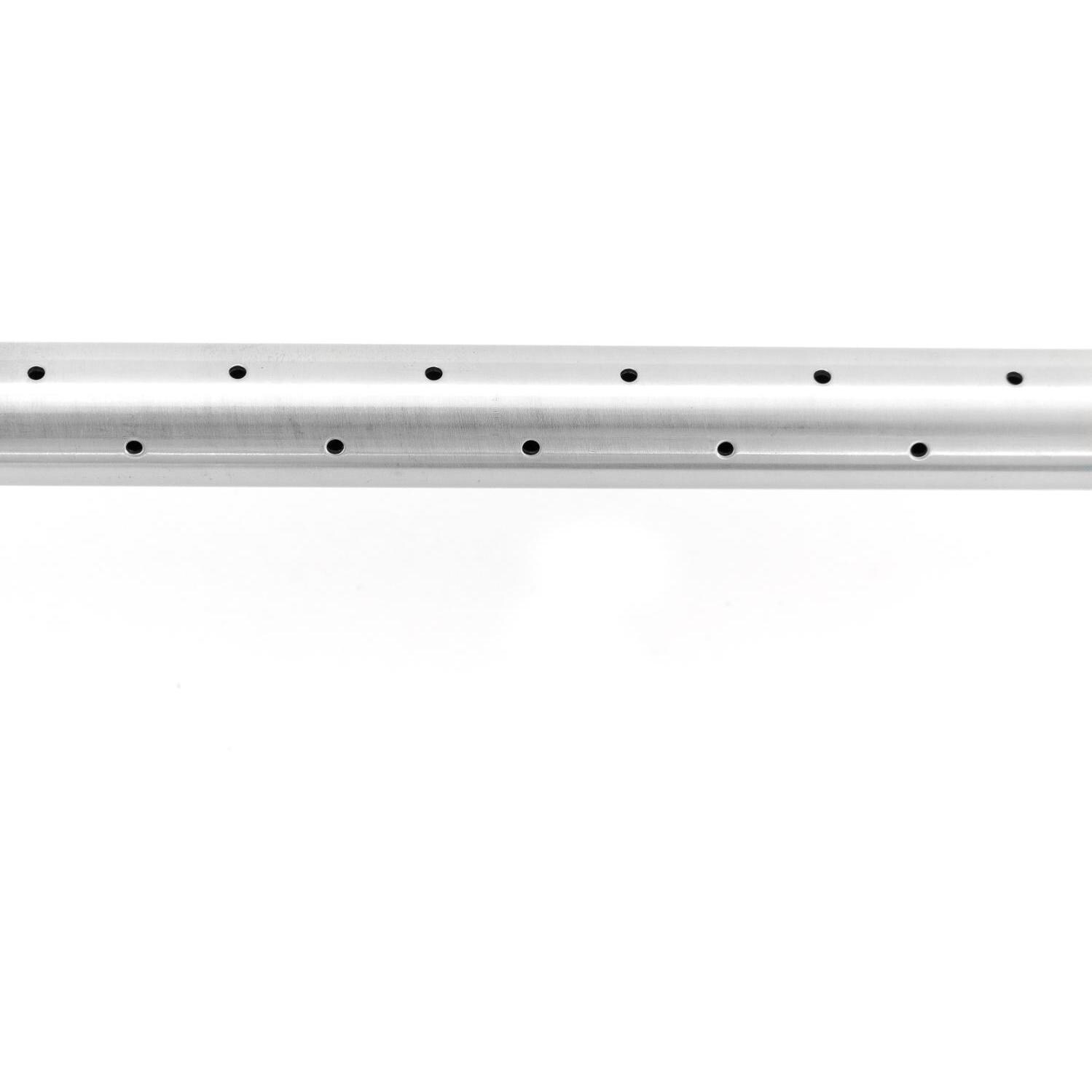 BBQGuys Signature Series 72-Inch Natural Gas T-Style Burner - Stainless Steel - Burner Detail thumbnail