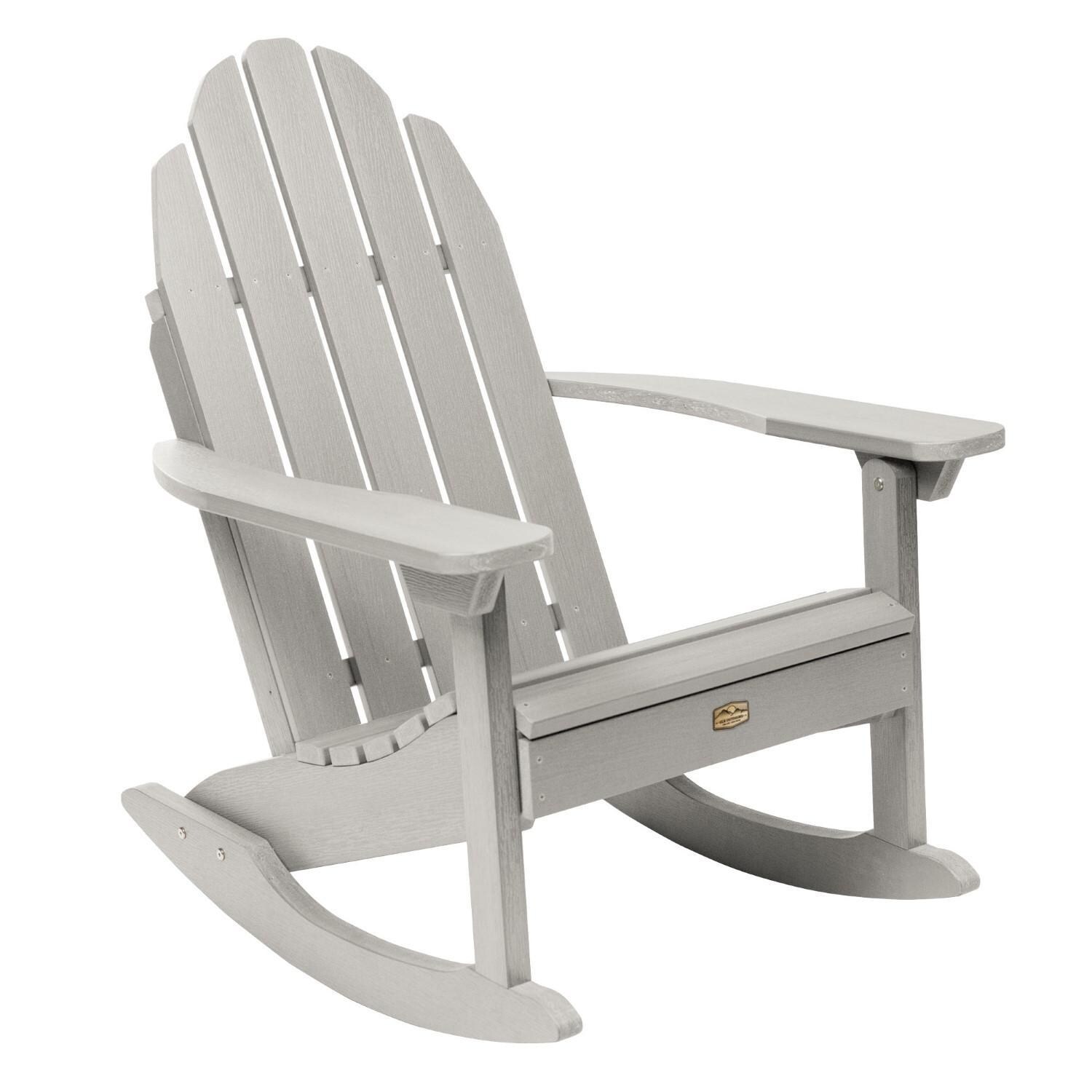 Lakeview The Charmville Adirondack Rocking Chair - Harbor Gray - On White thumbnail