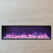 Amantii Panorama Series Slim 50-Inch Built-In Electric Fireplace - Indoor/Outdoor - BI-50-SLIM