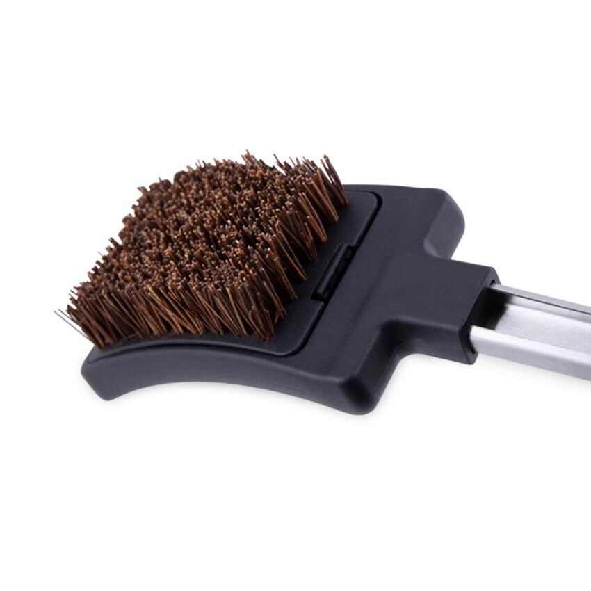 Broil King Palmyra Replacement Brush Heads - 3 Pack - 64658 - Attached to Brush - White Background thumbnail