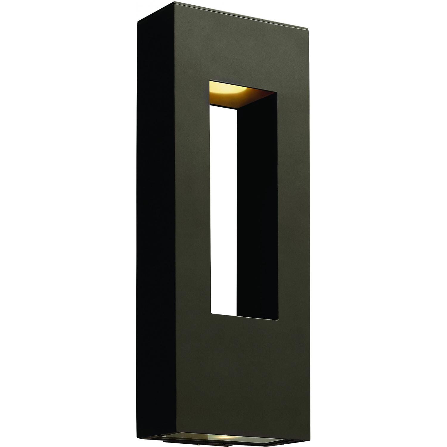Hinkley Lighting Atlantis Two Light 24-Inch Dark Sky Outdoor Wall Light - Bronze - 1649BZ image