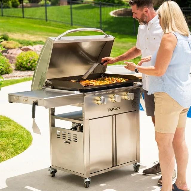 Blackstone 6009 Select 28-Inch Griddle W/ Cabinet - Grilling W/ Friends - Lifestyle thumbnail