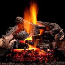 Hargrove 21-Inch Rustic Timbers Gas Logs (Logs Only - Burner Not Included)