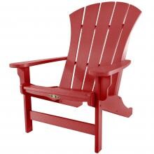 Pawleys Island Sunrise Poly Lumber Patio Adirondack Chair - Red