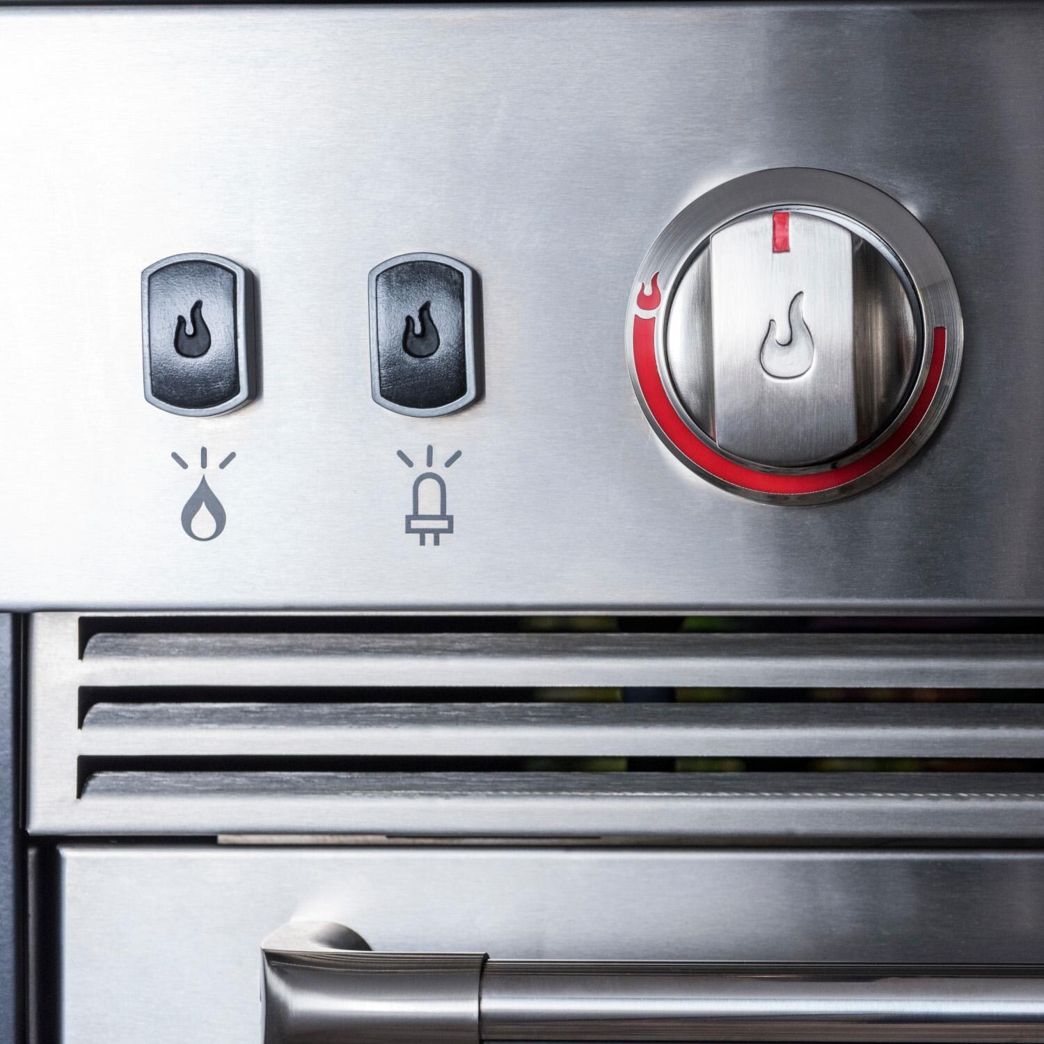 Charbroil 463246218 Medallion Series Modular Outdoor Kitchen Stove Top - Front Panel Detail thumbnail