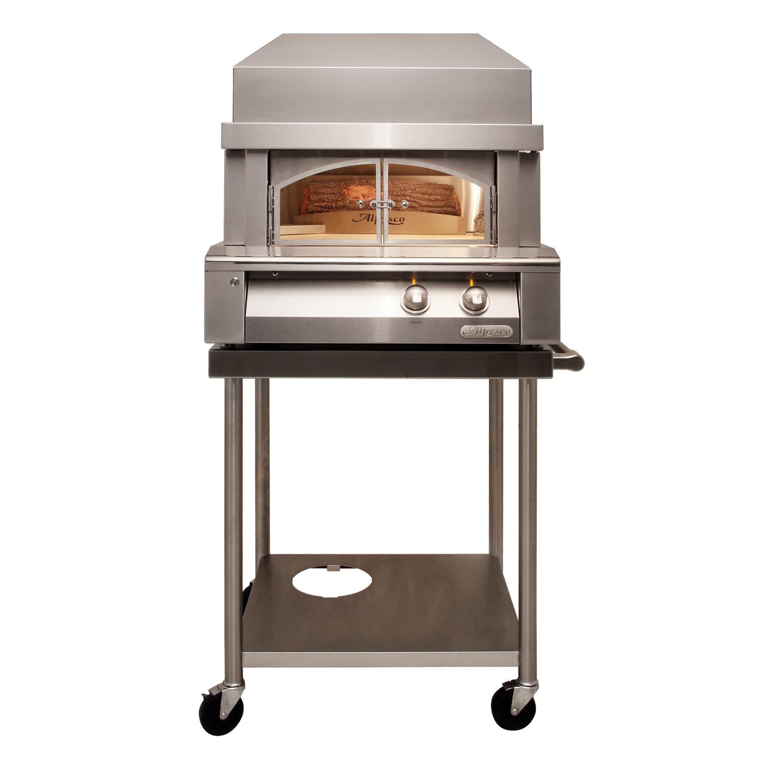 Alfresco 30 Inch Natural Gas Outdoor Pizza Oven Plus Axe Pza Ng