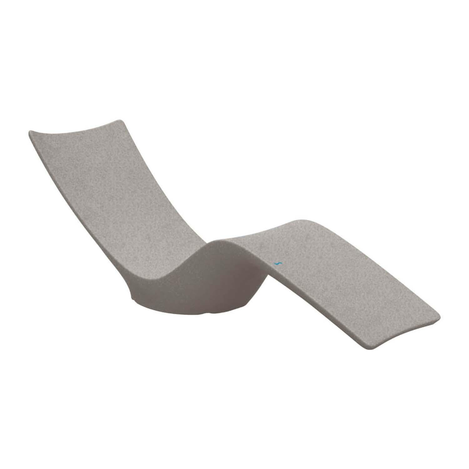 Autograph Polyresin Chaise Lounge in Sandstone by Ledge Lounger