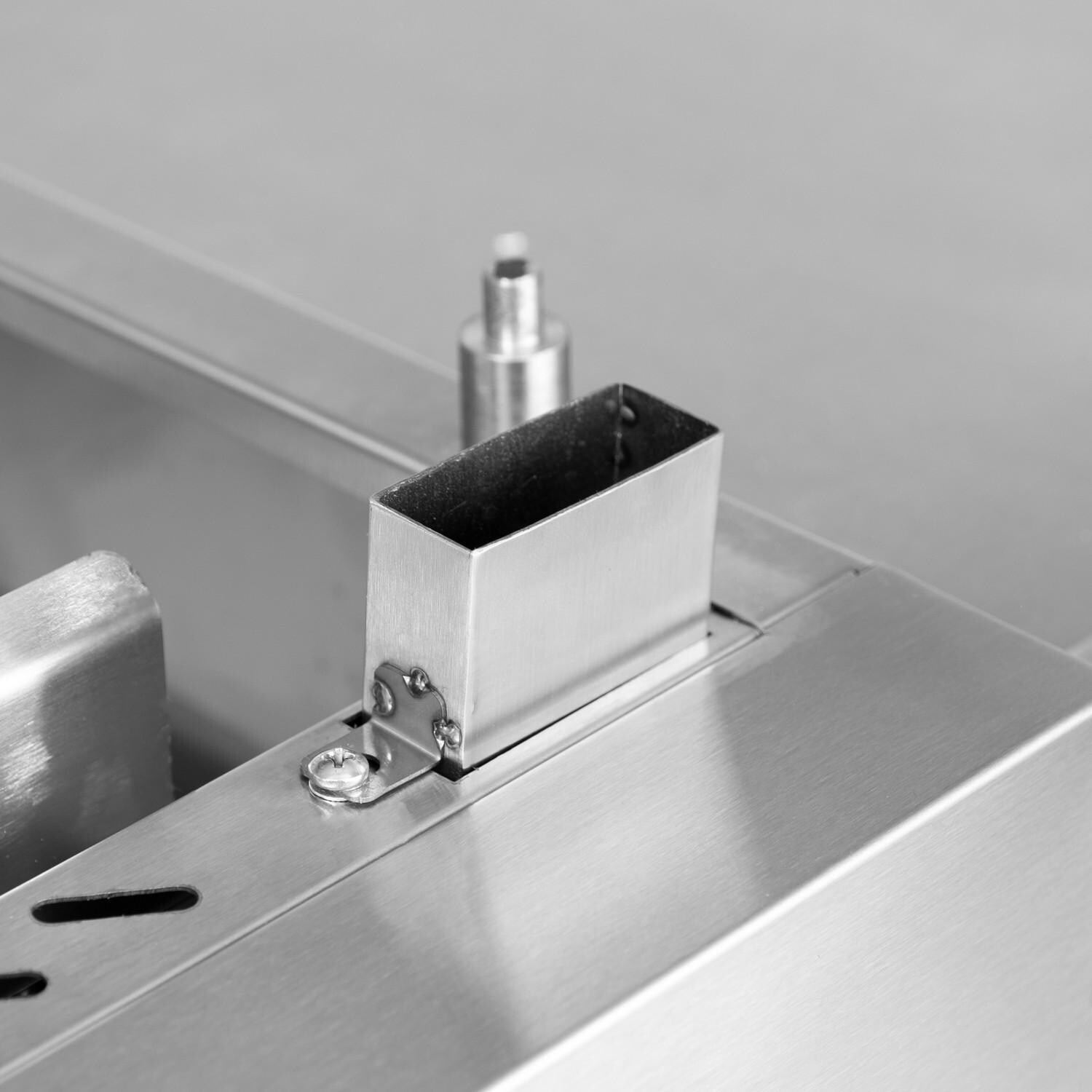 Victory VCT-G4B-LP 36-Inch 4-Burner Propane Gas Griddle - Grease Funnel thumbnail