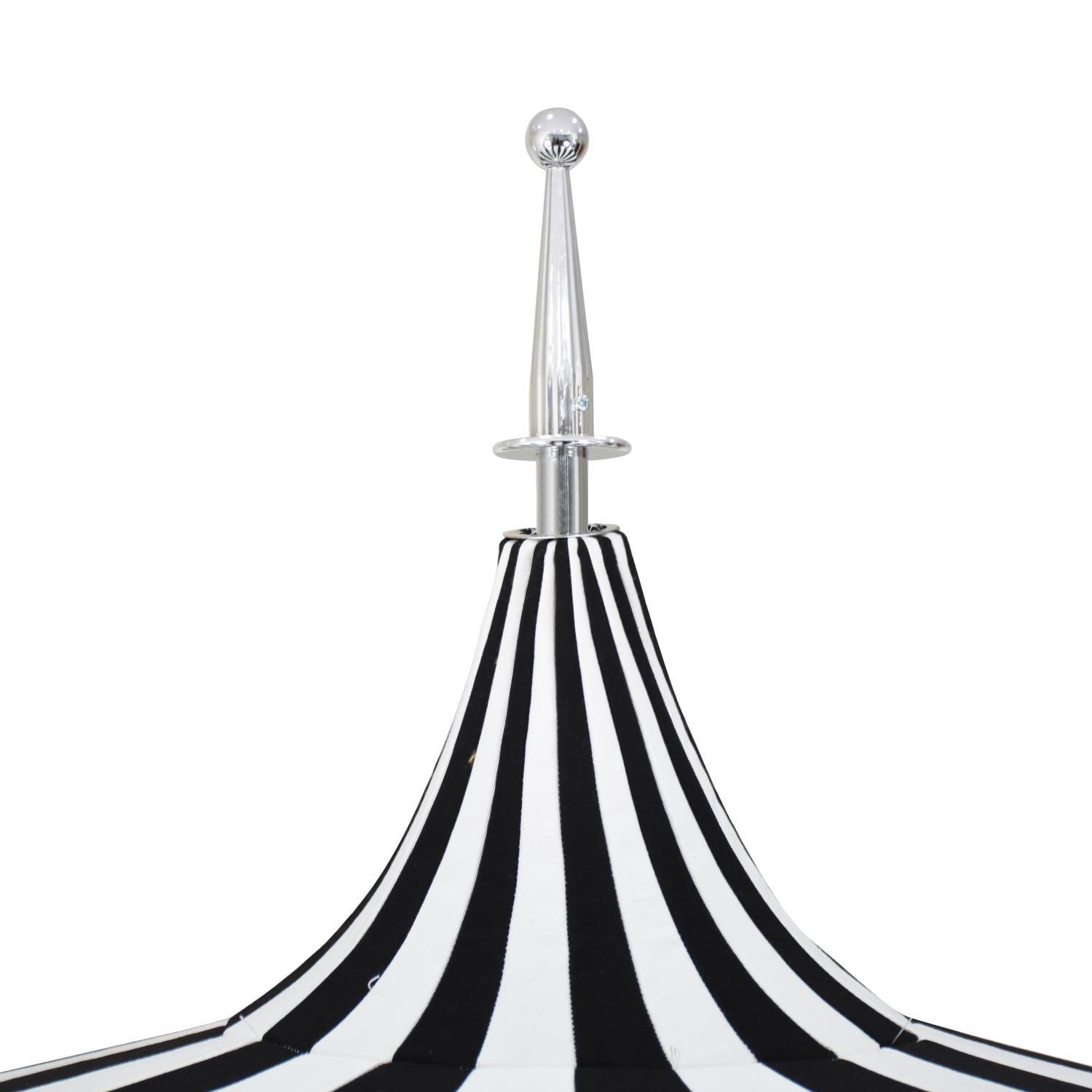 black and white pagoda patio umbrella California Umbrella Pagoda Series 8.5 Ft Round Aluminum Pagoda Patio  Umbrella W/ Push Lift & Steel Wire Ribs