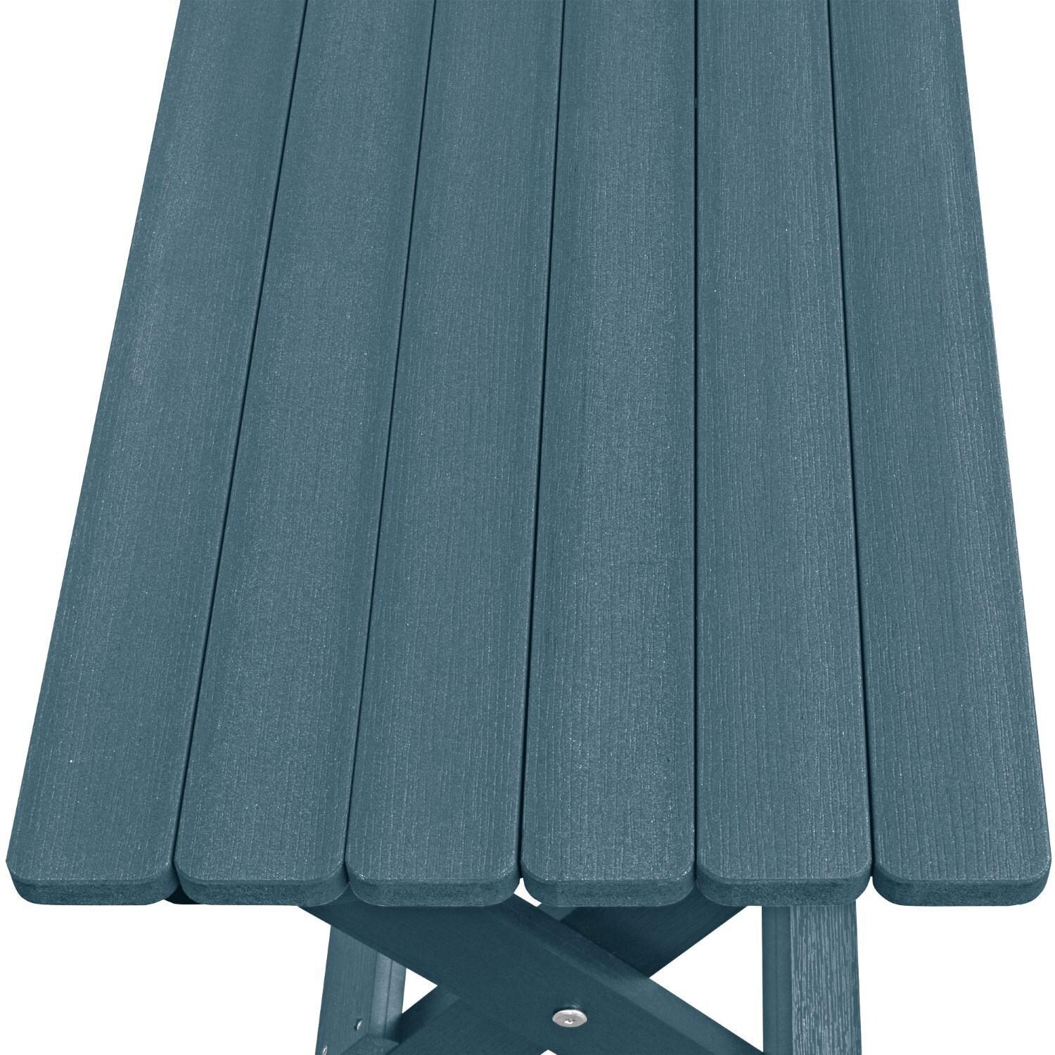 Lakeview The Charmville Folding Side Table - Nantucket Blue - Top thumbnail