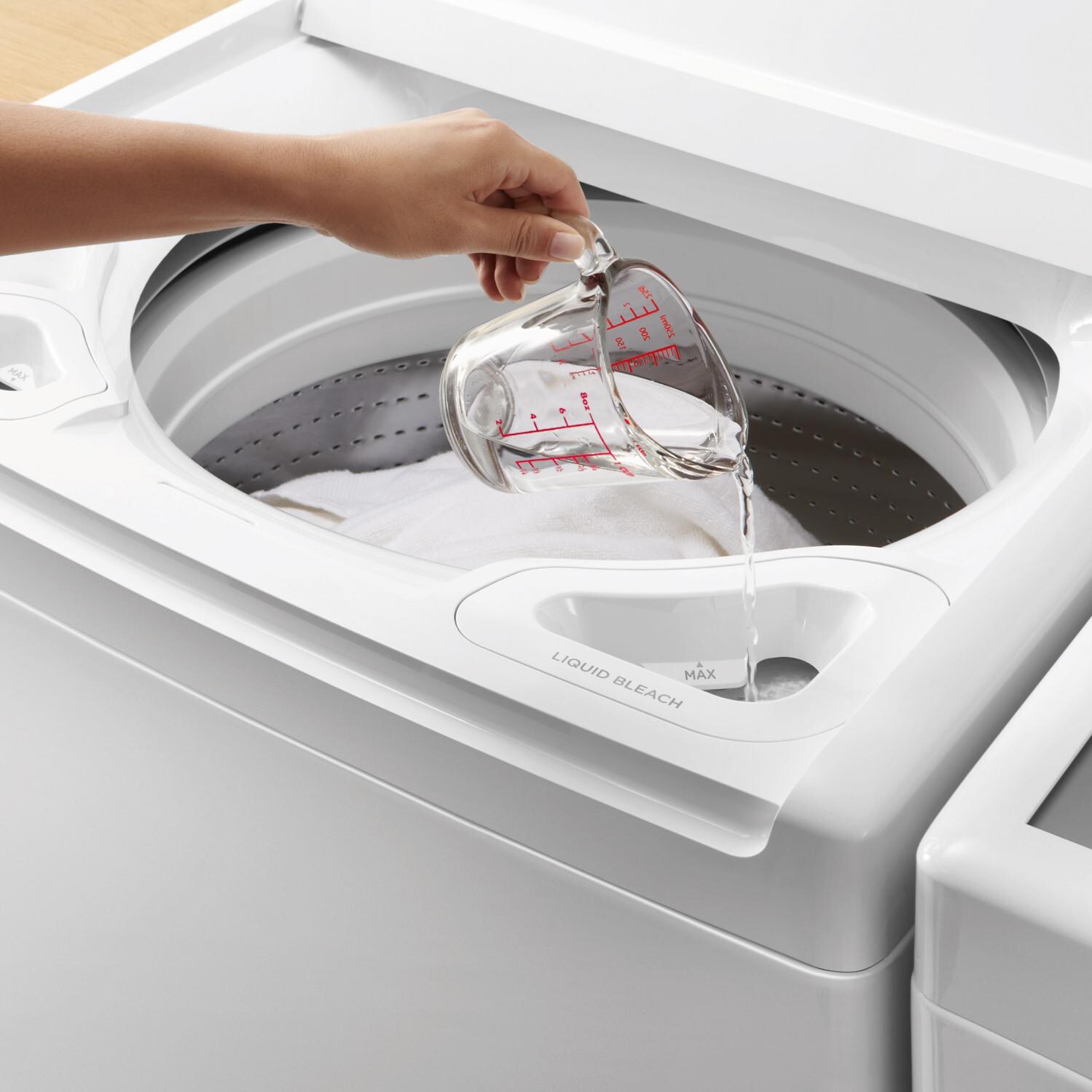 Fisher Paykel 4.0 Cu. Ft. AquaSmart 12 Cycle Top Load Washer W/ Glass Lid - White - WL4027P1 - Bleach thumbnail