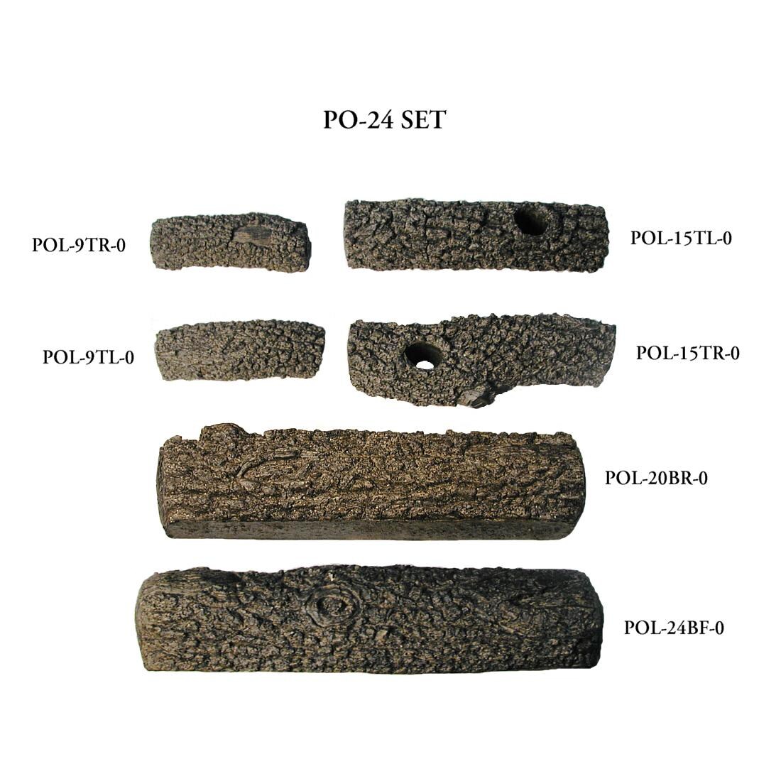 Peterson Real Fyre Post Oak 24-Inch Log Breakdown  thumbnail