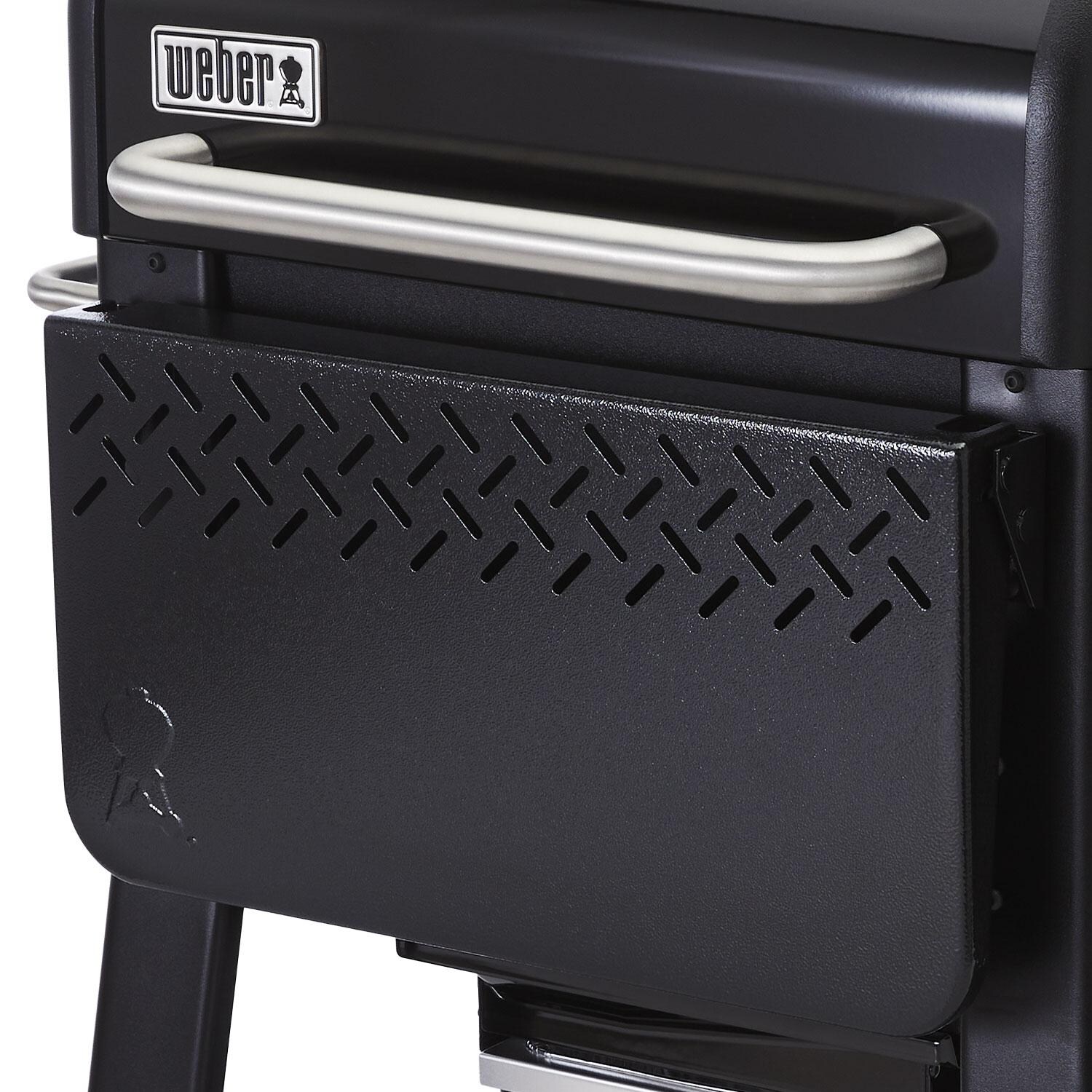 Weber 3400108 Pellet Folding Front Table for Searwood 600 Pellet Grill - Front Table - Folded - Close Up - Detail thumbnail