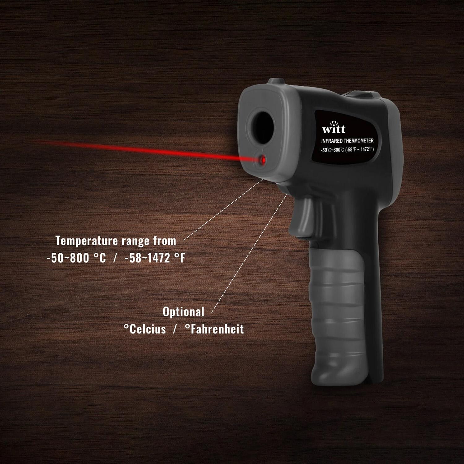 Witt 48651012 Infrared Temperature Gun - Detail thumbnail