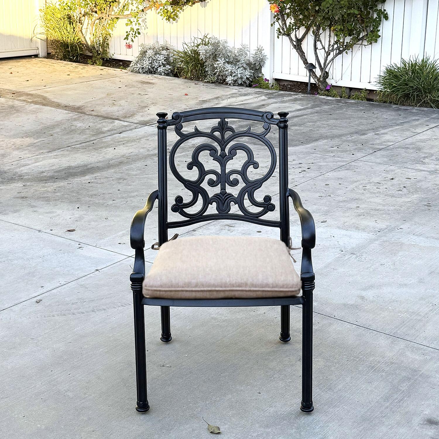 Darlee B/201010-1 / CUSHION Santa Barbara Patio Dining Chair - Lifestyle thumbnail