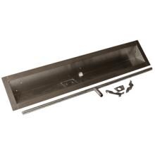 HPC 48-Inch Stainless Steel Natural Gas Trough Burner - Match Light image