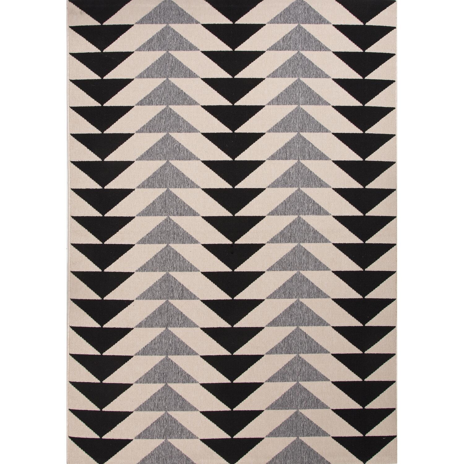 Jaipur Rugs Patio Mckenzie 4 X 5.3 Indoor/Outdoor Rug - Ivory/Black