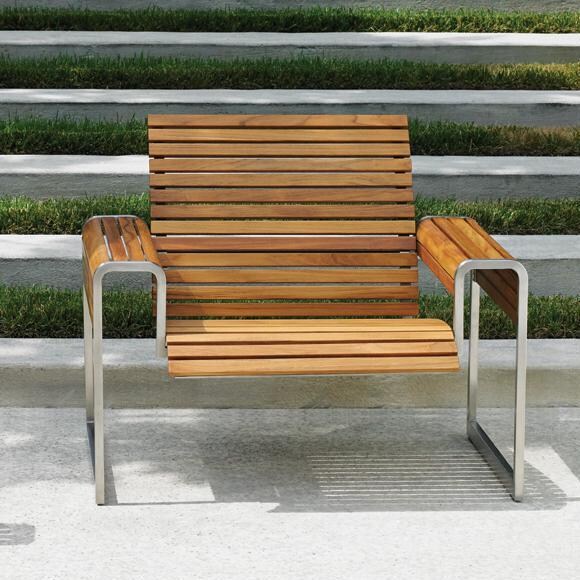 Tres Chic Teak Patio Club Chair By Tommy Bahama