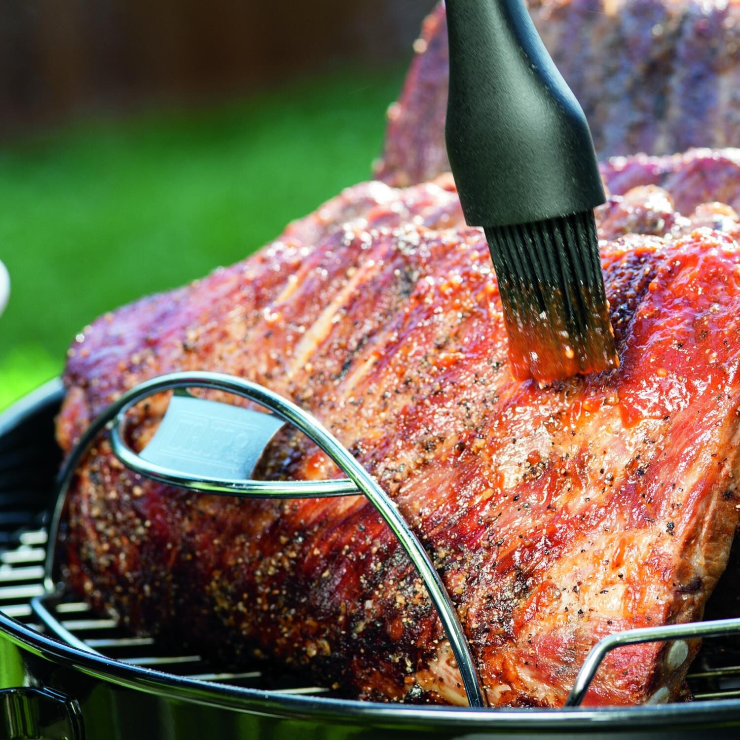 Weber 6605 Plated Steel Rib Grilling Rack : BBQGuys