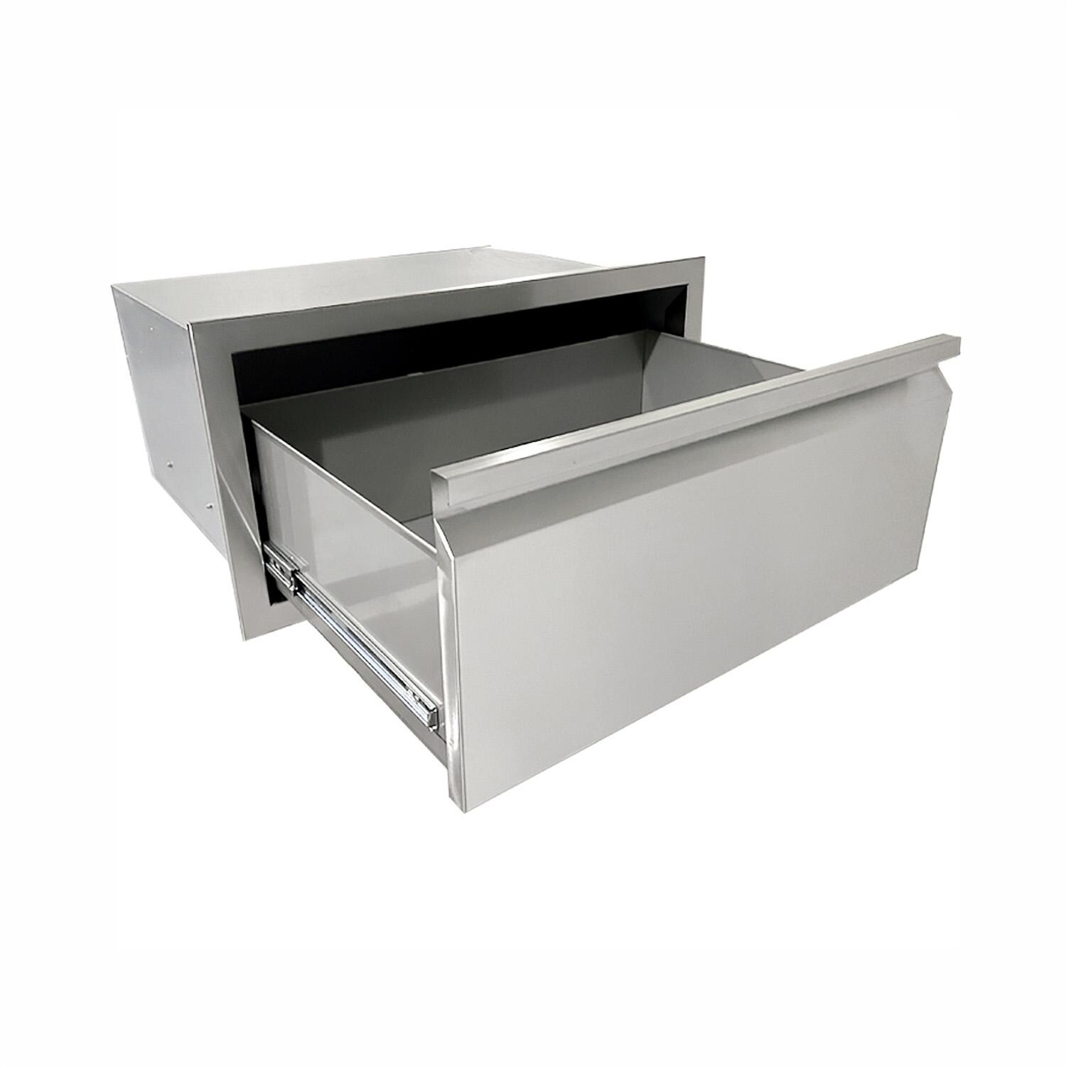 RCS VDU2 30-in Single Drawer w/ Soft Close - Angled Open - White Background thumbnail