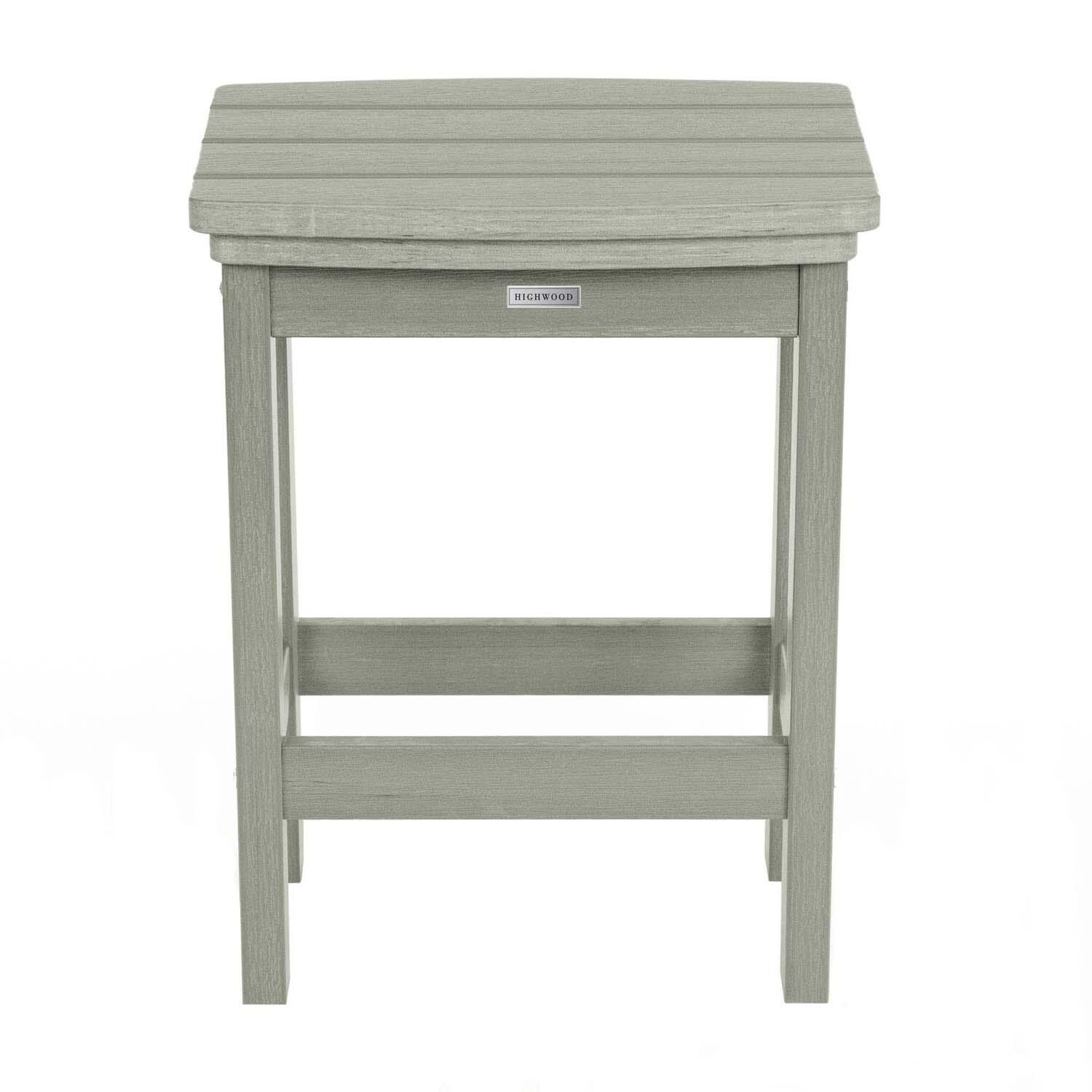 Hart Lane Polyresin Bar Stool Counter Height in Eucalyptus By Lakeview Outdoor Designs - White Background thumbnail