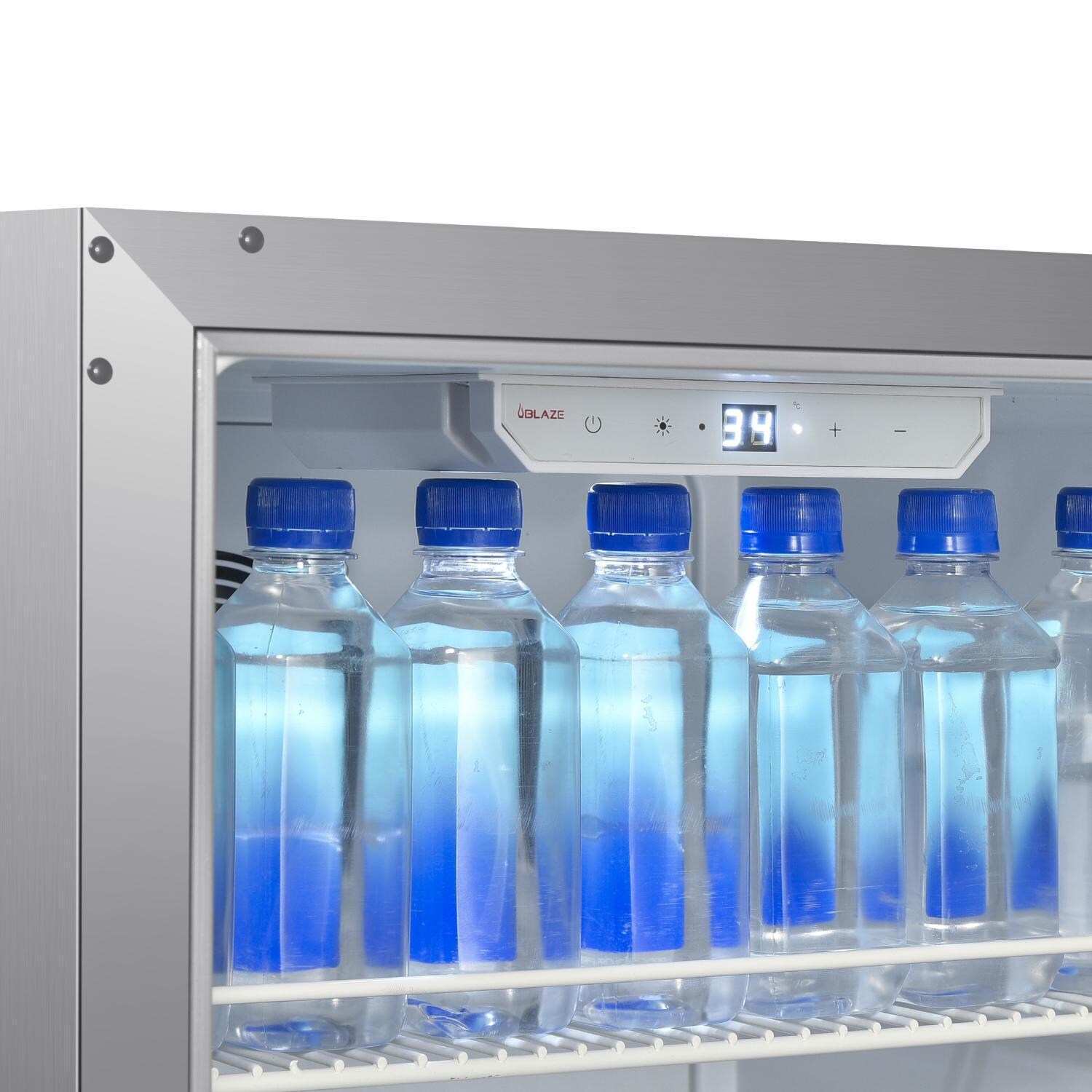 Blaze BLZ-SSRF20-4.3 20-in 4.3 Cu. Ft. Outdoor Rated Compact Fridge - Control Panel - Detail thumbnail