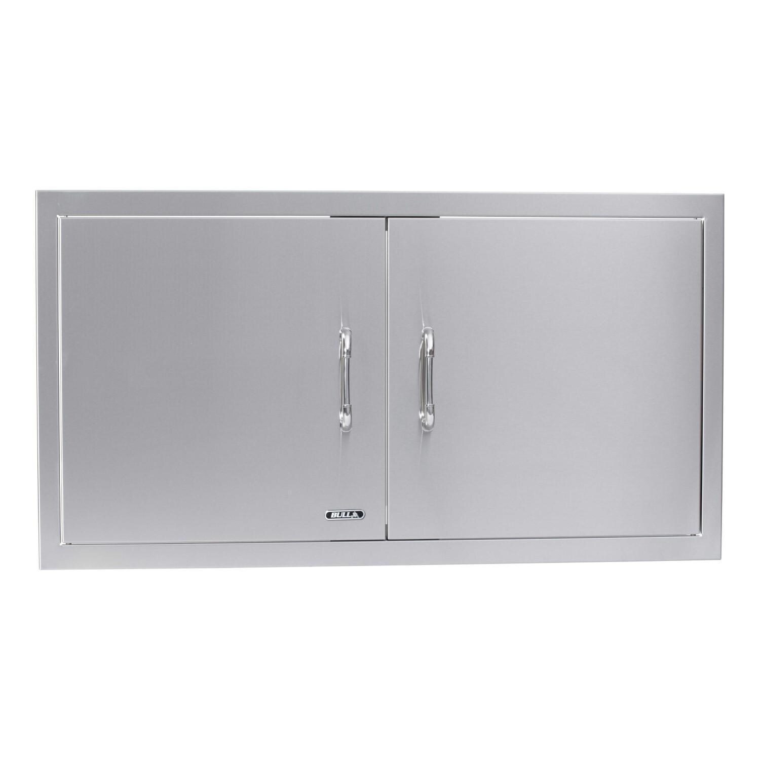 Bull 34020 38-Inch Stainless Steel Double Access Door W/ Reveal - Front - White Background thumbnail