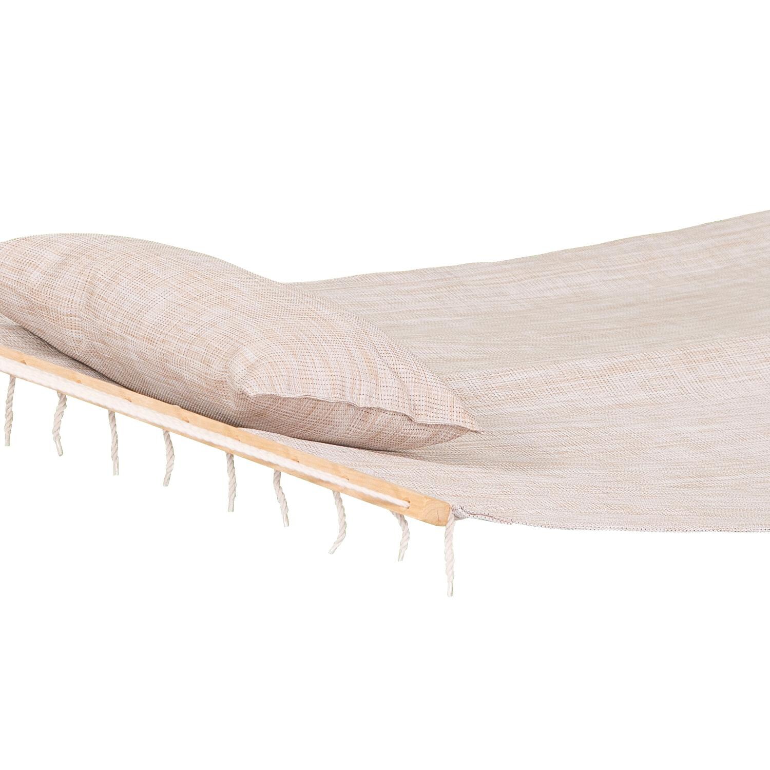 Leisure Season Fabric Hammock With Stand - Head Pillow Included thumbnail