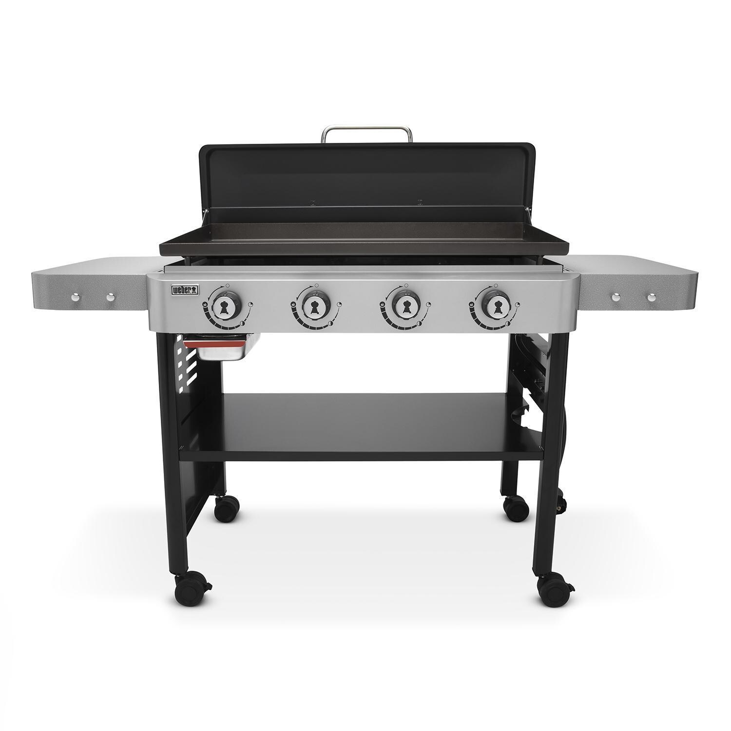 Weber 44310401 36-Inch Propane Griddle W/ Cover Bundle - Hood Open thumbnail