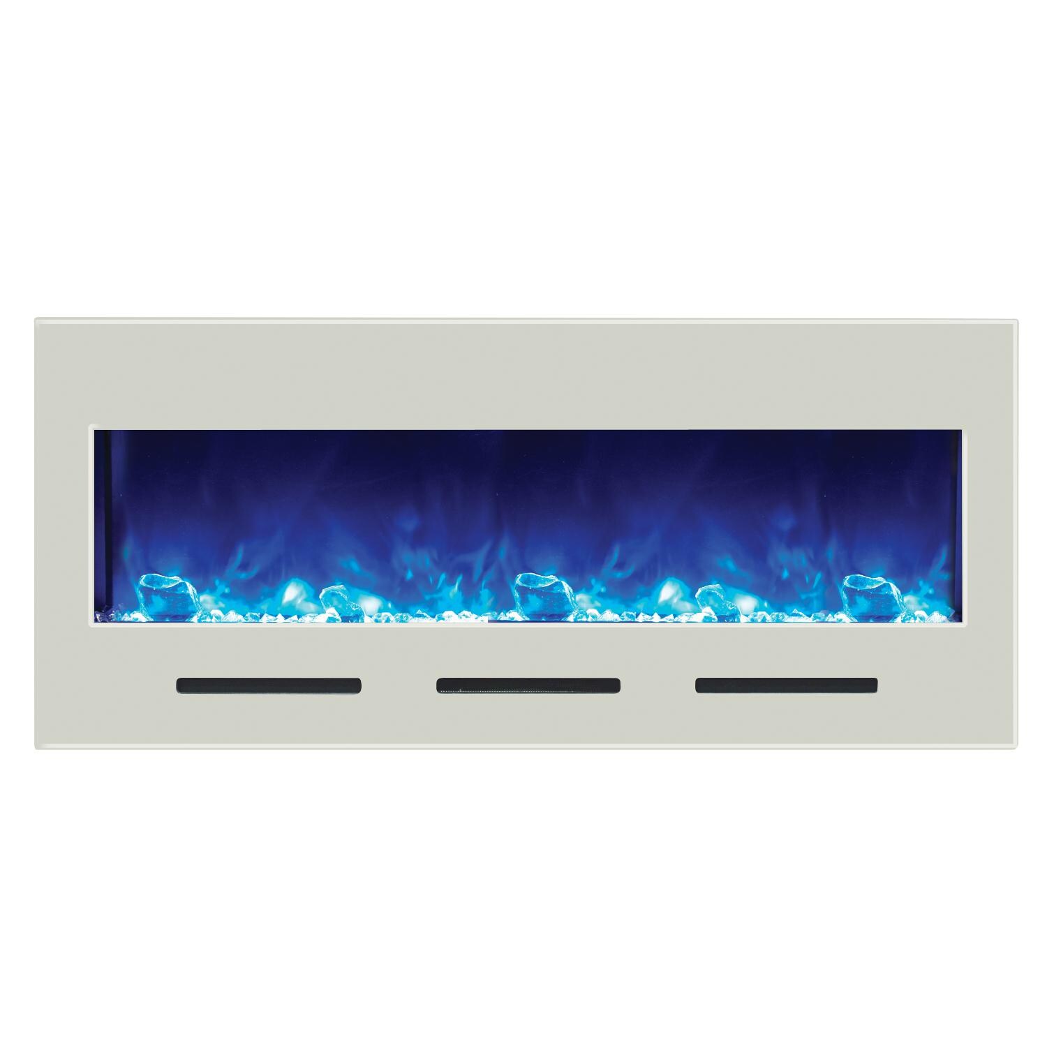Amantii Wall Mount/Flush Mount Electric Fireplace - Blue thumbnail