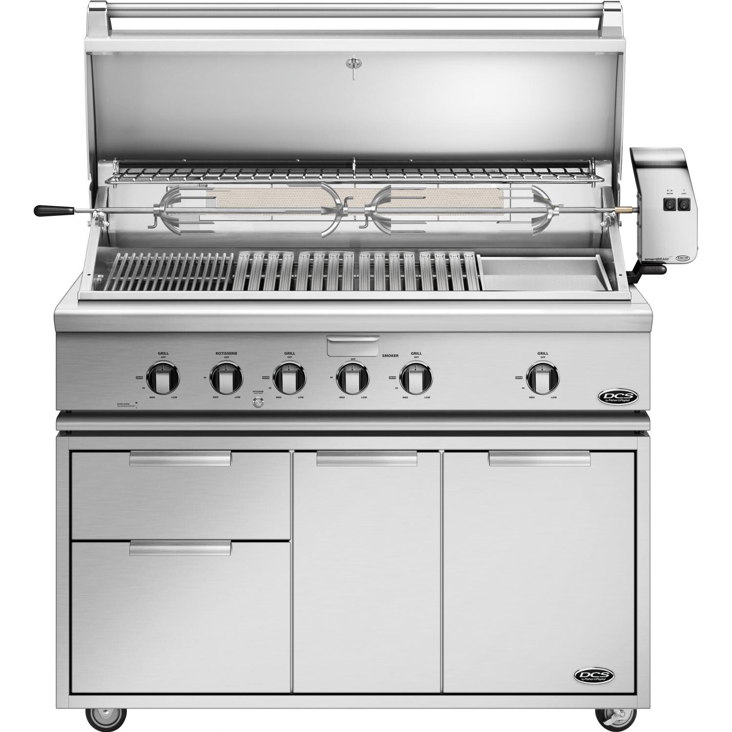 DCS Heritage 48Inch Freestanding Natural Gas Grill With Infrared