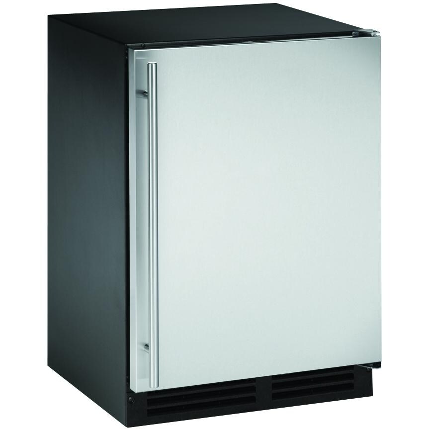 U-Line 4.2 Cu. Ft. Frost Free Compact Refrigerator / Ice Maker With Right Hinge - Stainless Steel - CO2175FS