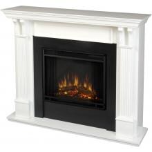 Real Flame Ashley 48-Inch Electric Fireplace With Mantel - White - 7100E-W image