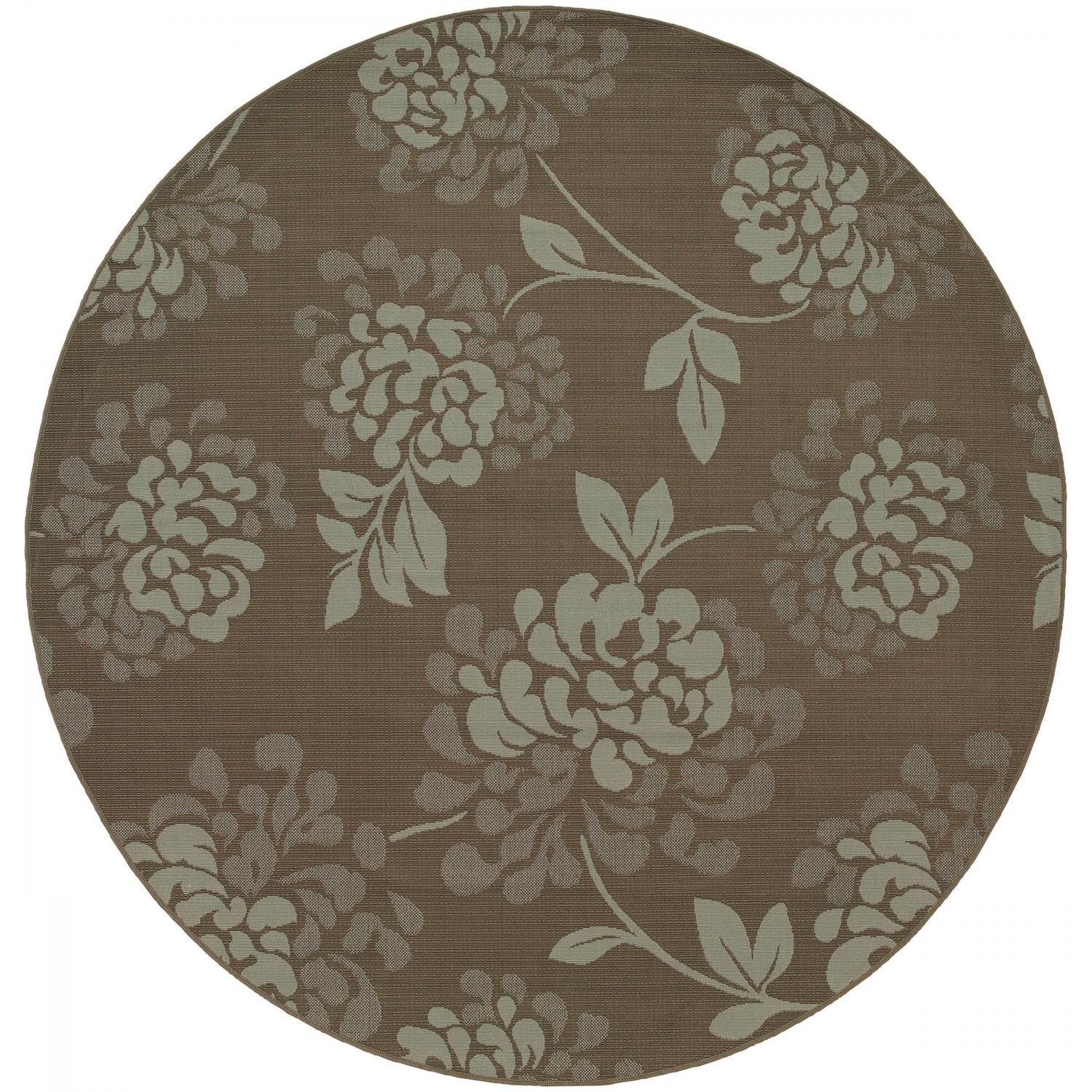 Oriental Weavers Bali 7.10 Ft. Round Indoor/Outdoor Rug - 4335B thumbnail