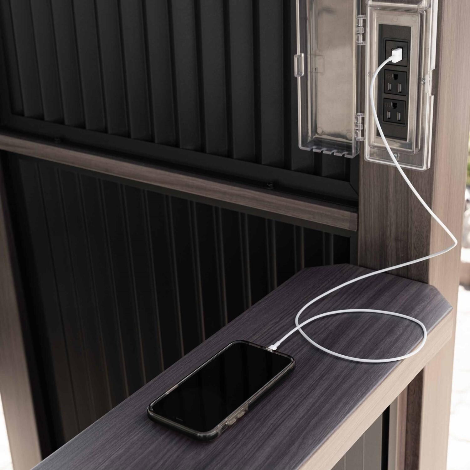 Blackstone 10 x 10-Foot Bar and Griddle/Grill Pavilion - Phone Charging Via USB - Detail thumbnail