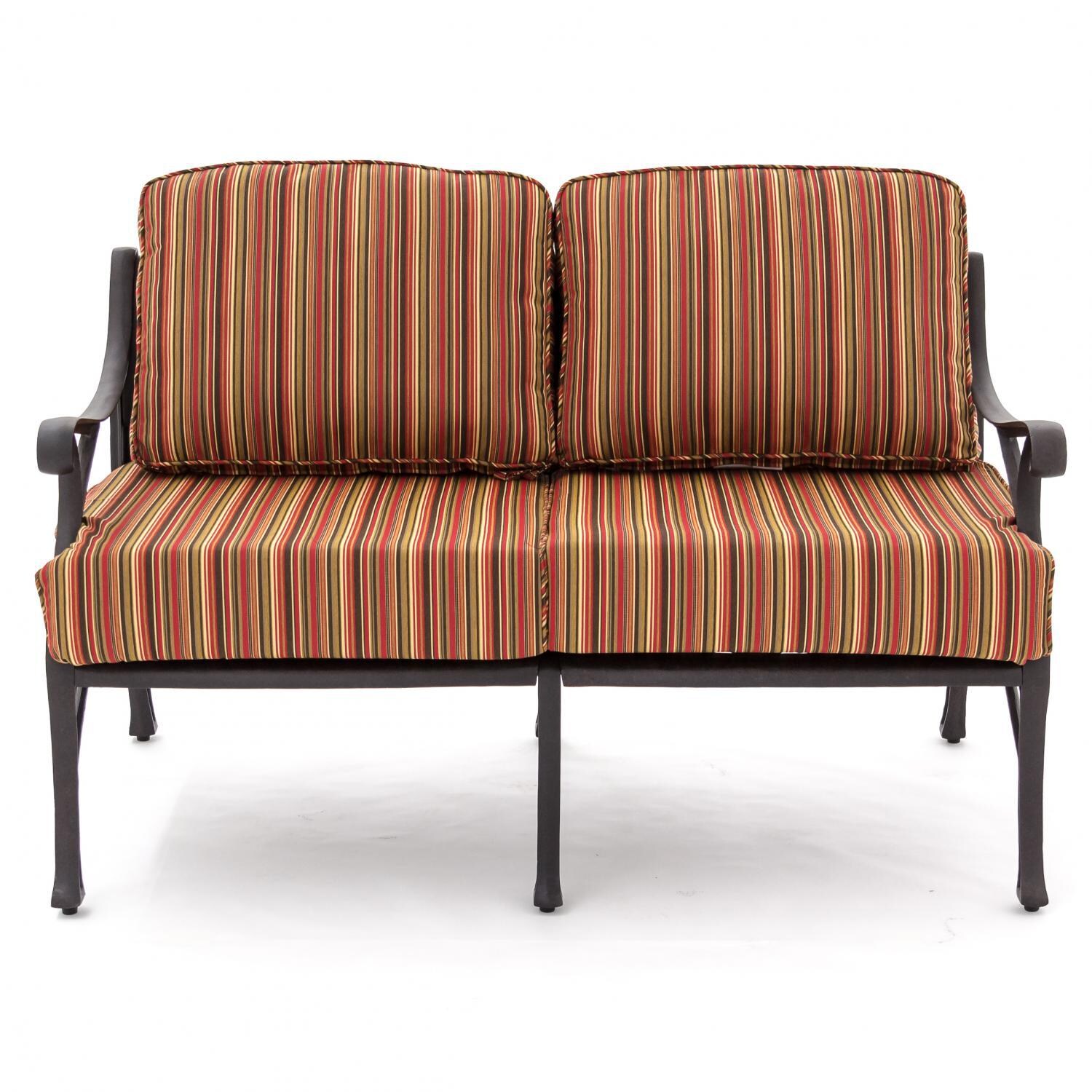 Heritage Cast Aluminum Patio Loveseat By Lakeview Outdoor Designs