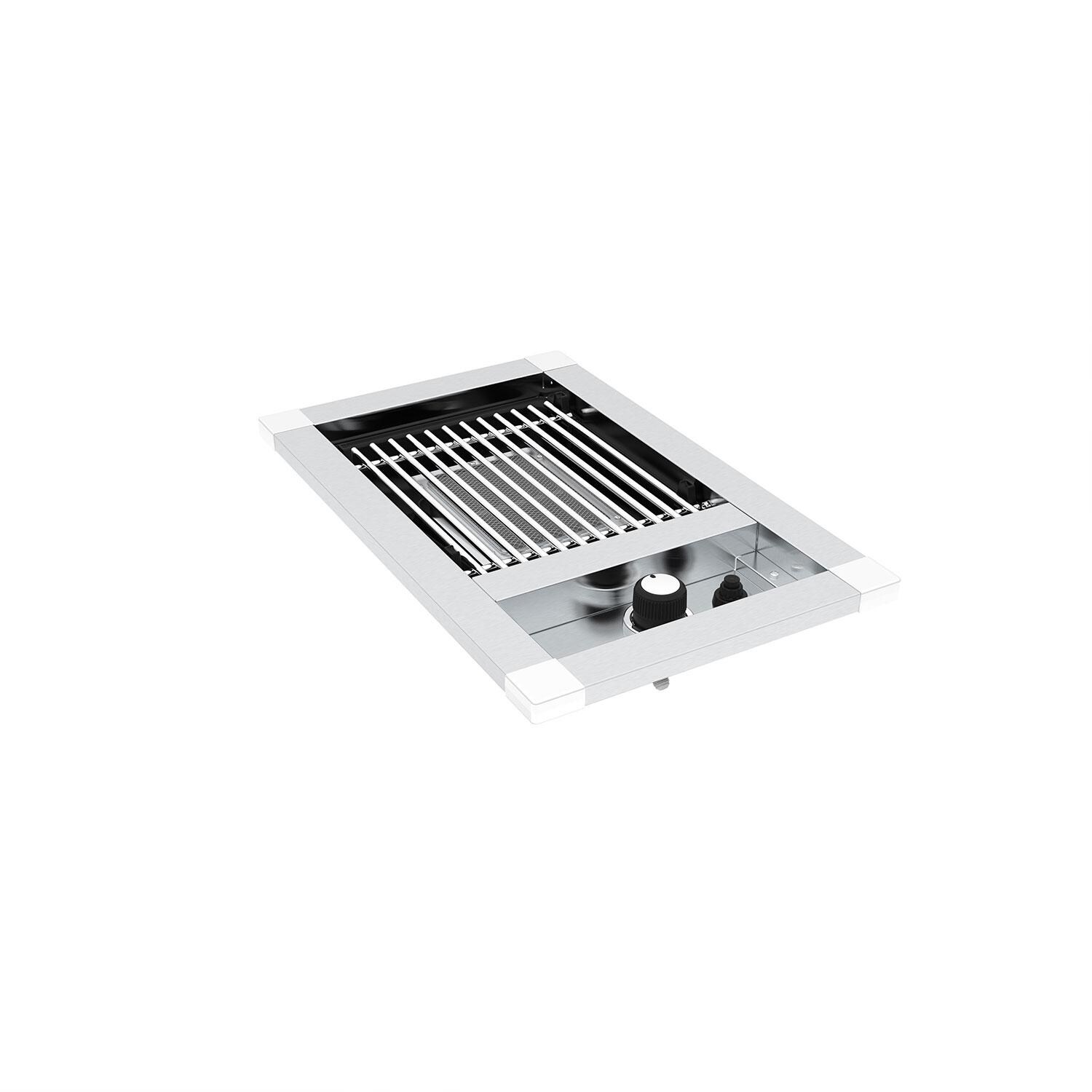 Broil King 804764 Imperial S100 Propane Infrared Range Burner - Angled Right - White Background thumbnail