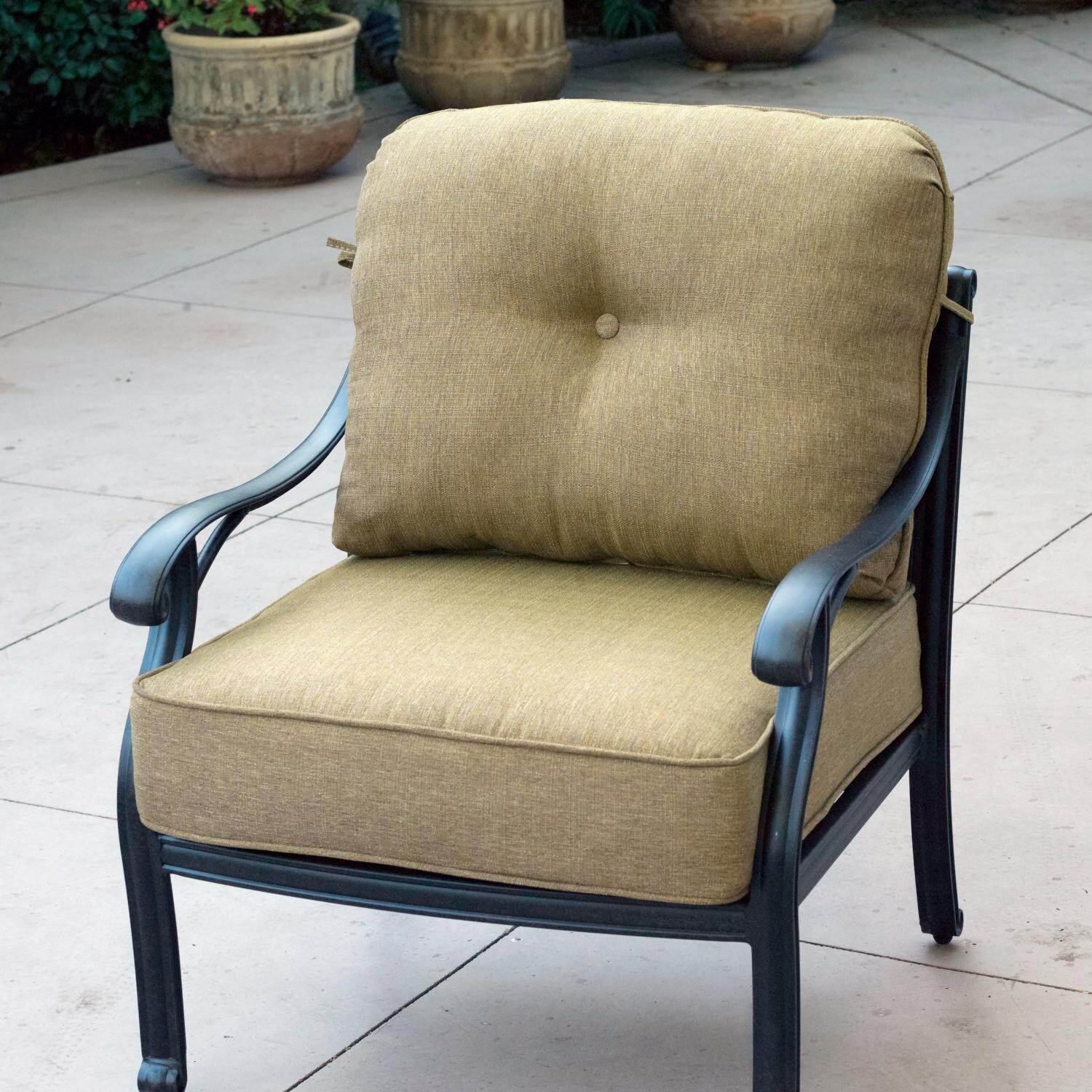 Darlee B/RC603-101-2 Nassau Replacement Club Chair Cushions - Furniture Frame Not Included thumbnail